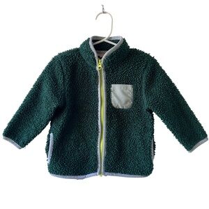 Cat & Jack - Toddler Boy Zip-Up Sweater Green Size 18m